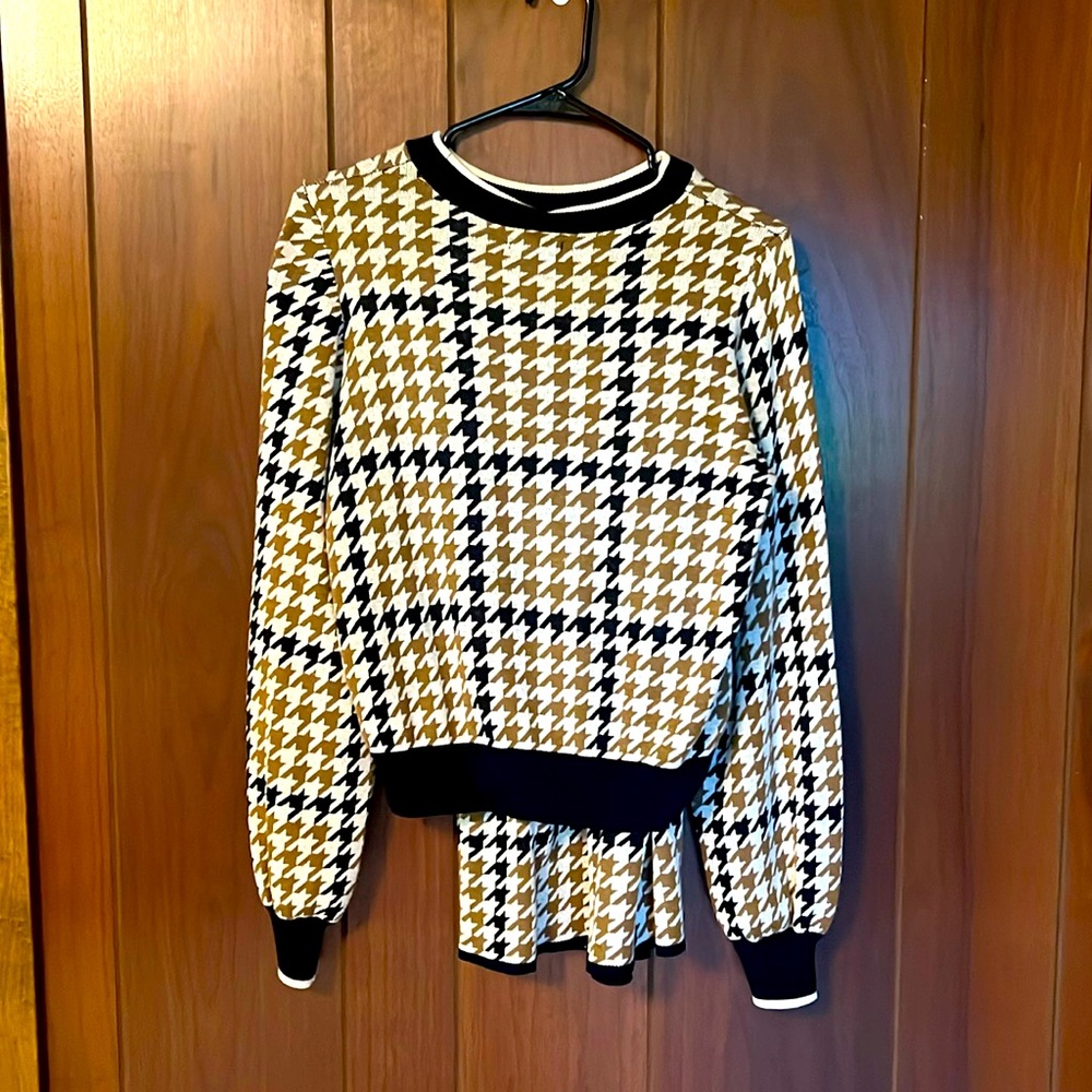 Retro two-piece sweater set